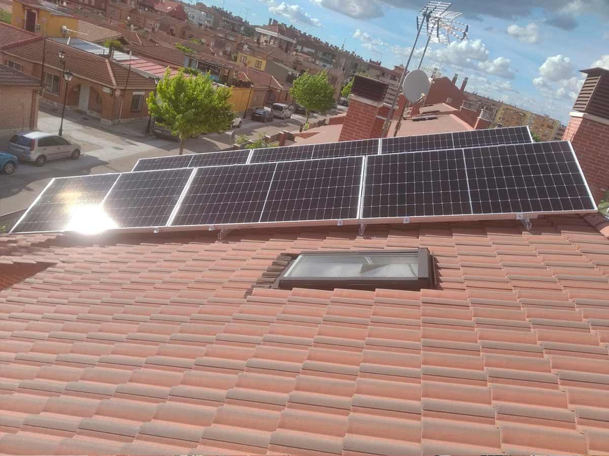 Instalación de placas solares en Palencia