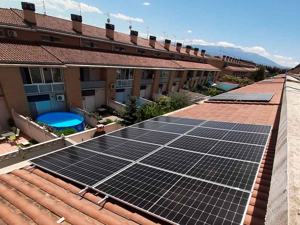 Instalación placas solares Murchante - Navarra