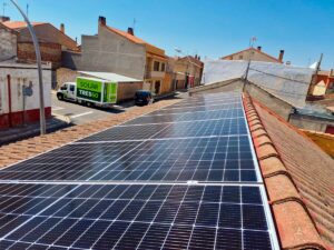 Instalación de placas solares en casa Murchante Navarra