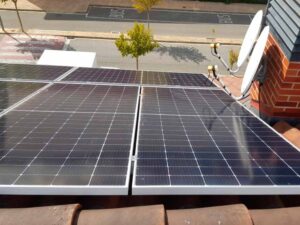 Instalación de placas solares en Olite - Navarra