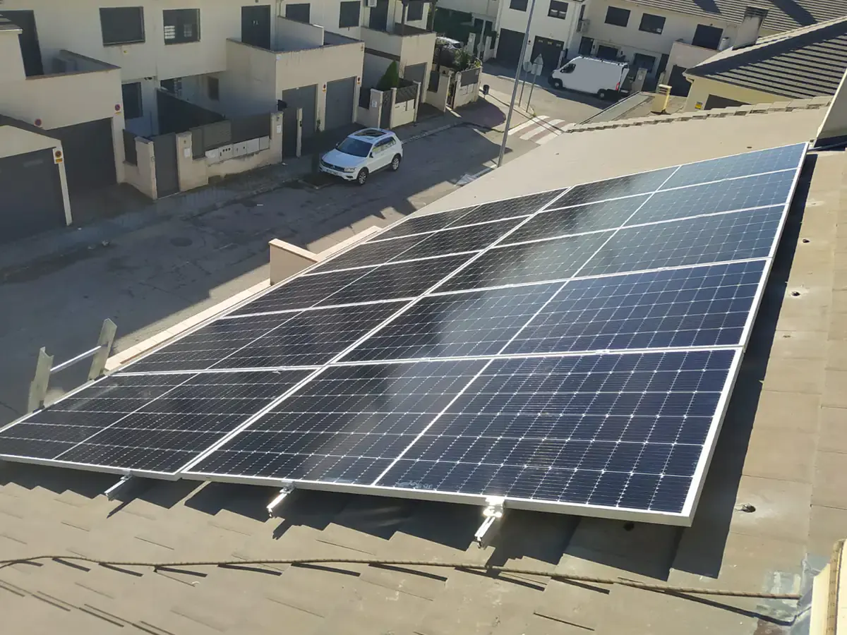 Instalación de placas solares en La Montana - Aranjuez - Madrid 2023