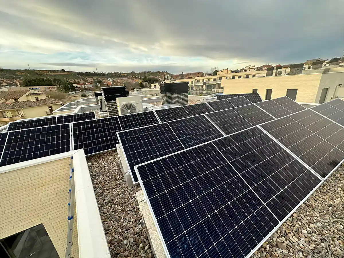 Instalacion placas solares La Lastrilla - Segovia